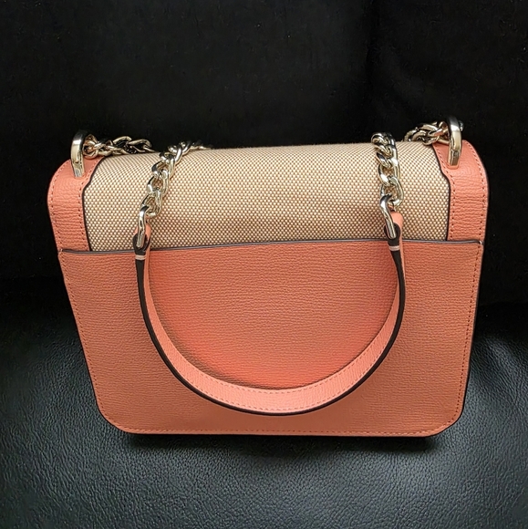 Kate Spade Peaches and Cream Crossbody Bag with Pineapple Accent Clasp - Picture 4 of 6